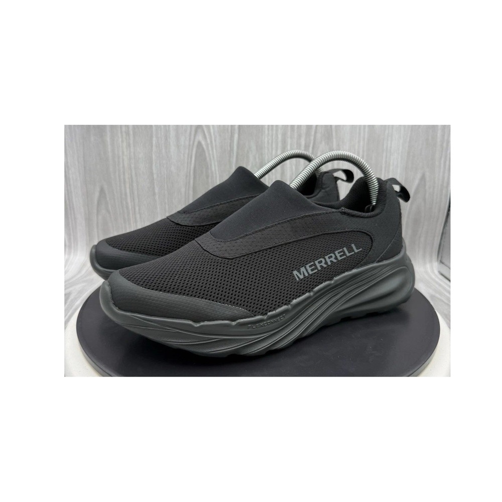 Merrell Antora Sneaker Moc Black Slip On Athletic Walking Shoes Womens Size 9.5